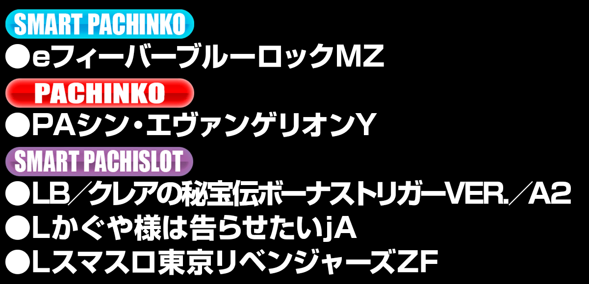 導入機種リスト