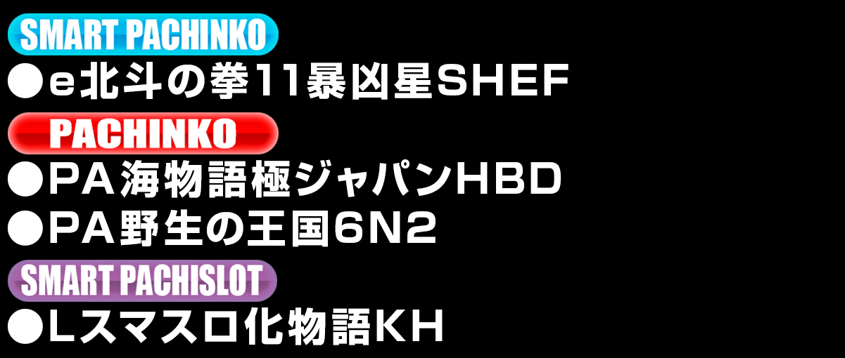 導入機種リスト